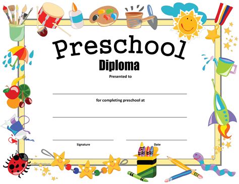 Kindergarten Diploma Printables Gallery 3