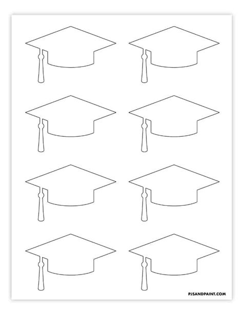 Kindergarten Graduation Cap Craft Template