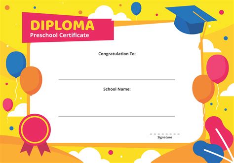 Kindergarten Graduation Certificate Template 10