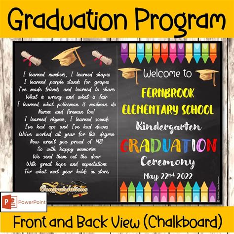 Kindergarten Graduation Program