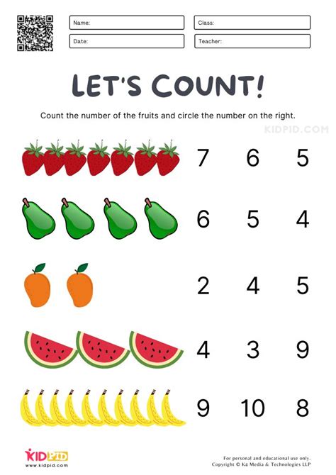 Kindergarten Math Activities