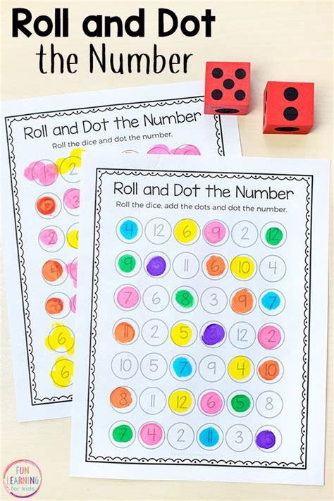 Kindergarten Math Games For Fun And Learning Printables