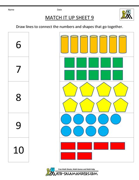 Kindergarten Math Games Printables