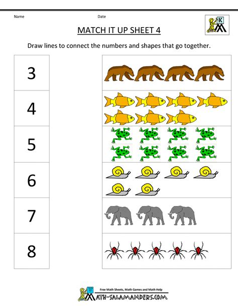 Kindergarten Math Worksheets Gallery 1