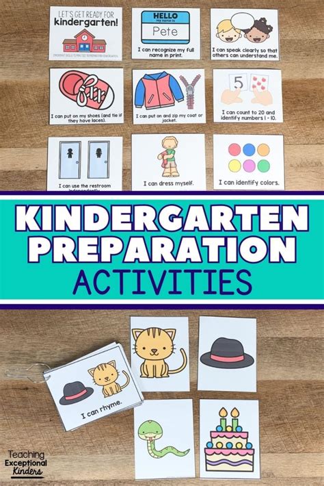 Kindergarten Prep Activities