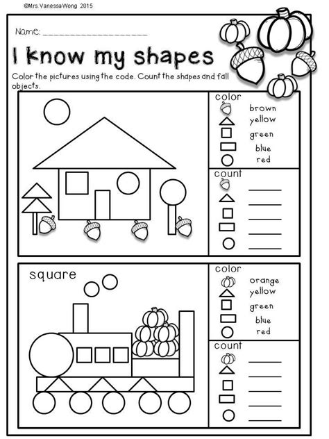 Kindergarten Prep Worksheet