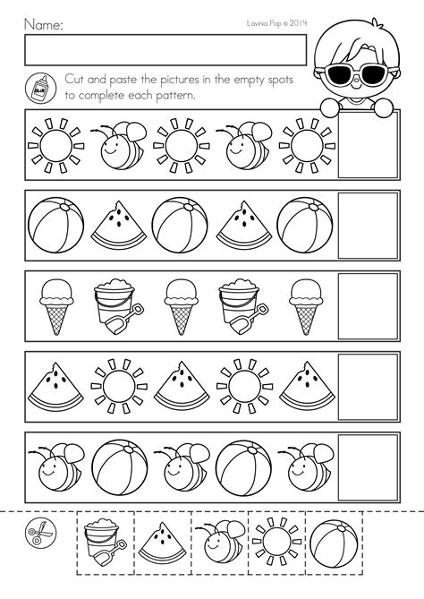 Kindergarten Worksheets and Printables Example 1