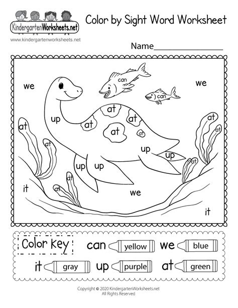 Kindergarten worksheets for kids learning activities