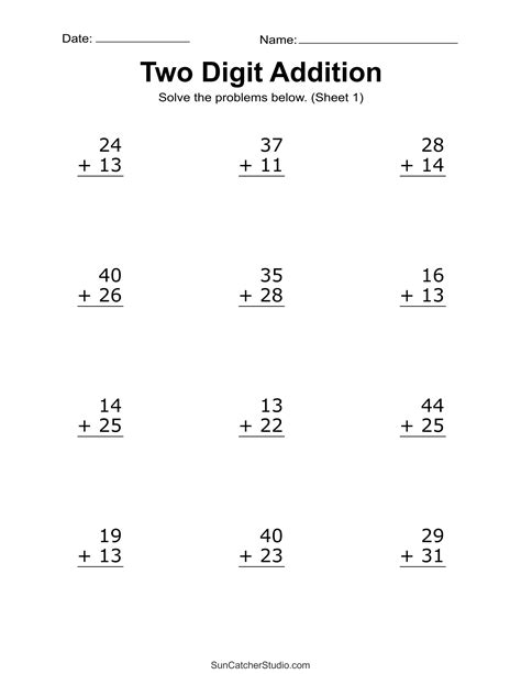 Kindle addition worksheets free