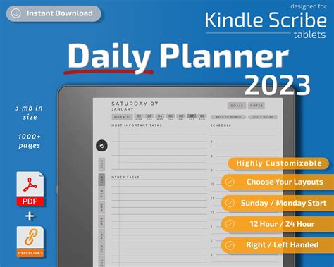 Kindle Scribe Template 5