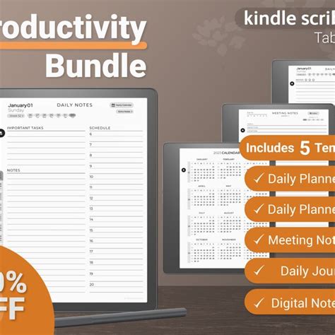 Kindle Scribe Templates Collection