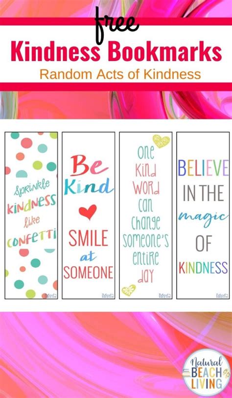 Kindness Bookmarks Designs