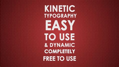 Kinetic Typography