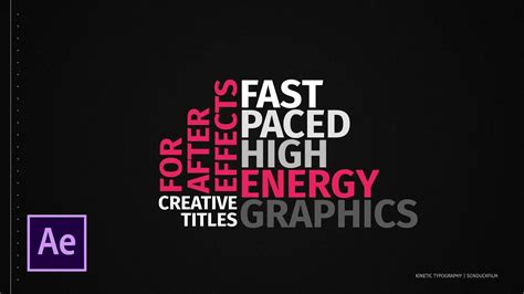 Kinetic Typography After Effects Template