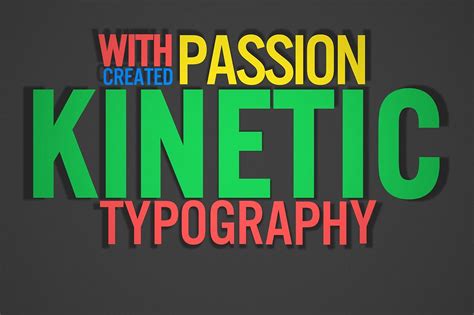 Kinetic Typography Logo Template