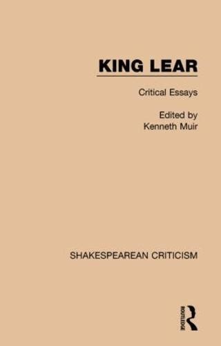 King Lear Critical Essays