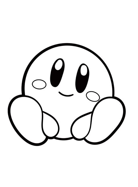 Kirby Coloring Page 2