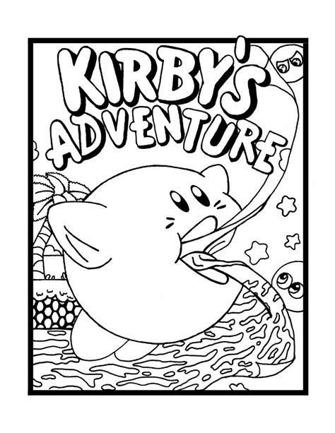 Kirby Coloring Page 6