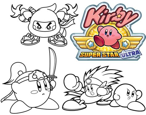 Kirby coloring page 10