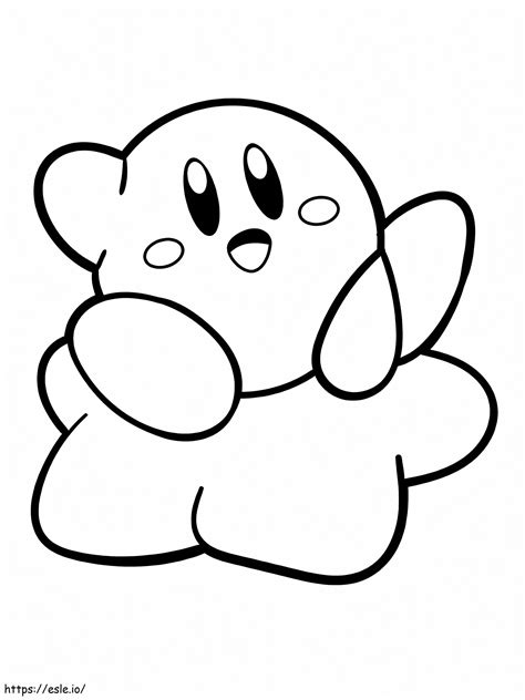 Kirby printable coloring pages for kids