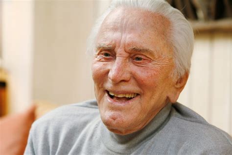 Kirk Douglas in his later years