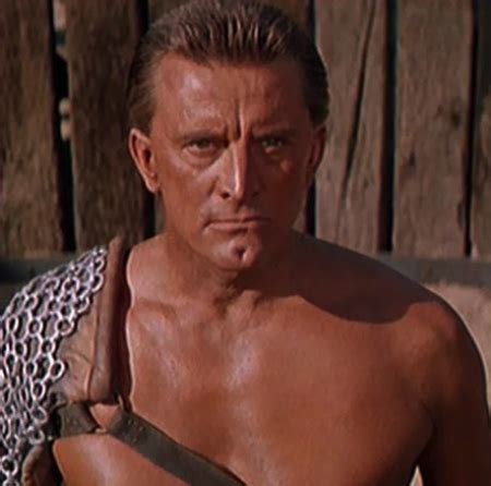 Kirk Douglas as Spartacus