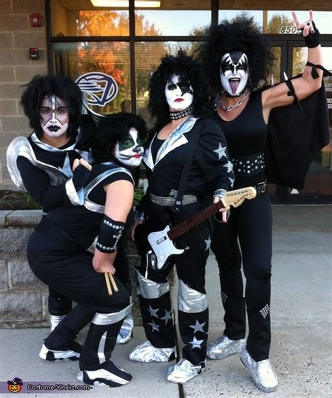 KISS fans in costume