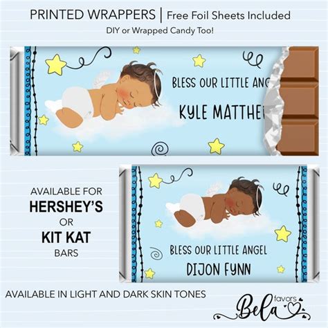 Kit Kat Baptism Favors