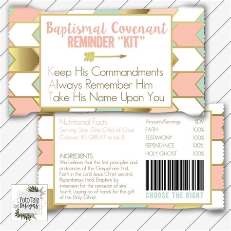 Kit Kat Baptism Invitation Printable