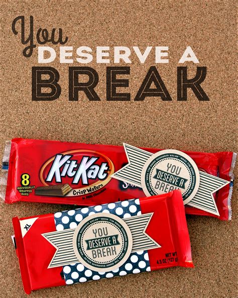 Kit Kat Break Printable Image