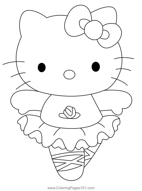 Kitty coloring pages for elementary school kids