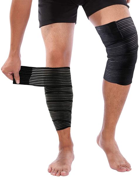 Knee wrapping for knee pain