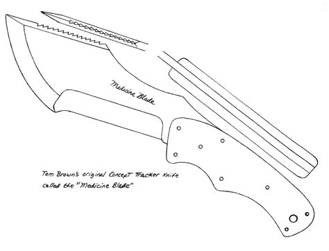 Knife template designs