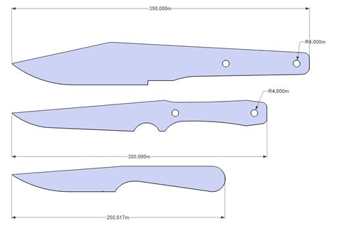 Knife templates pdf