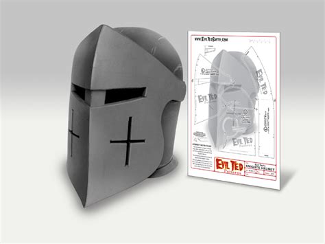 Knight Helmet Template JPG