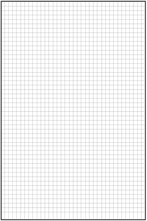 Basic Graph Paper Template