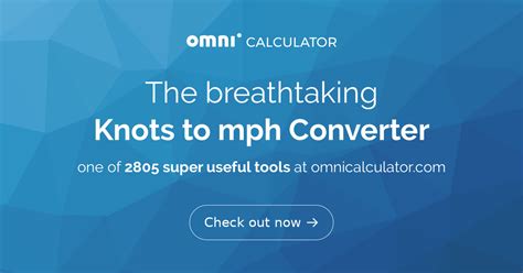 Knots to MPH Converter