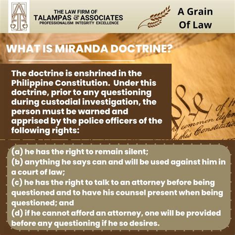 Understanding Your Miranda Rights During an Arrest