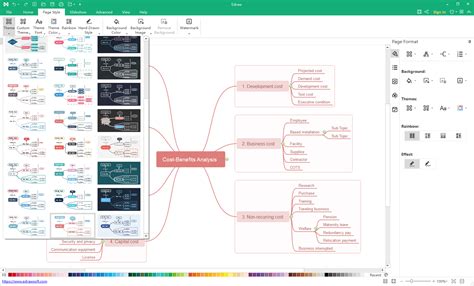 Knowledge Management with Visio Mind Mapping Template