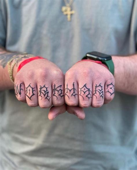 Reflecting on the journey of getting a knuckle tattoo