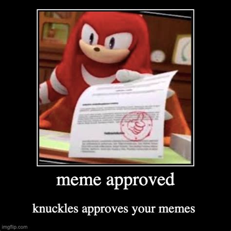 Knuckles Meme Template Generator Conclusion