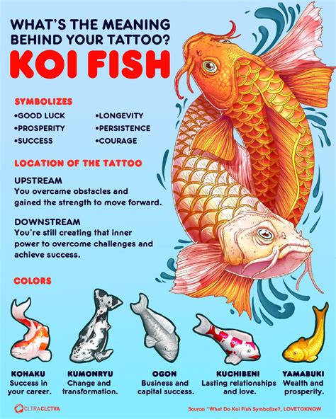 Koi carp tattoo meaning