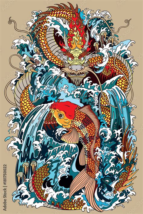 Description of Koi Dragon Mythology