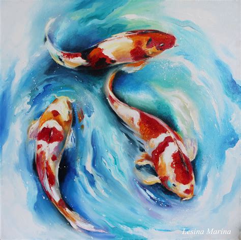 Description of Koi Fish Art