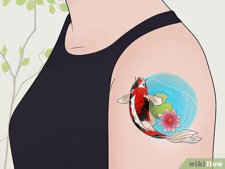 Koi fish tattoo placement