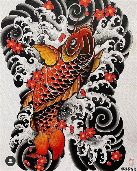 Description of Koi Tattoo Art