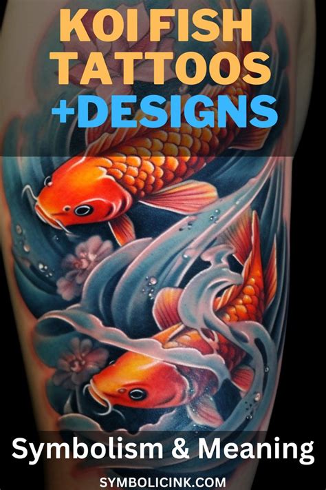 Koi tattoo symbolism and meaning