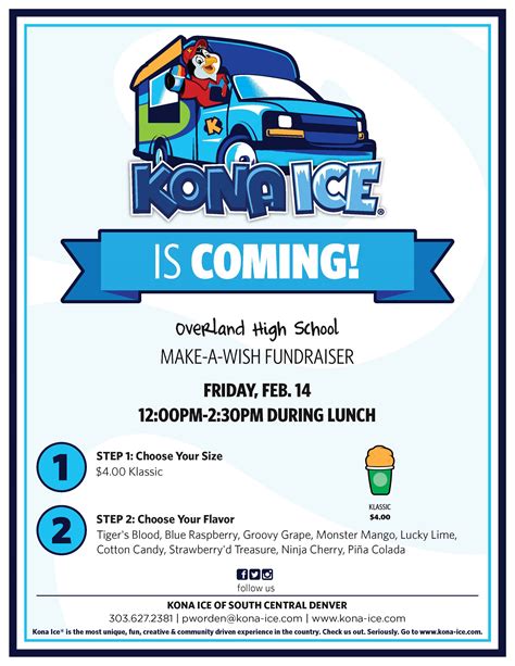 Kona Ice Flyer Template