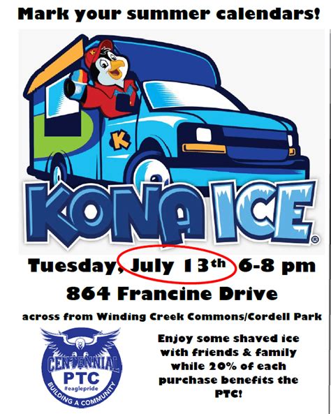 Kona Ice Flyer Template Gallery