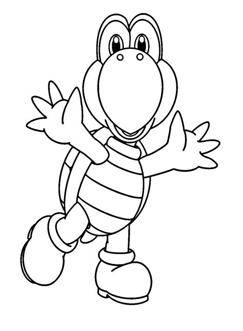 Koopa Troopa Printable Character